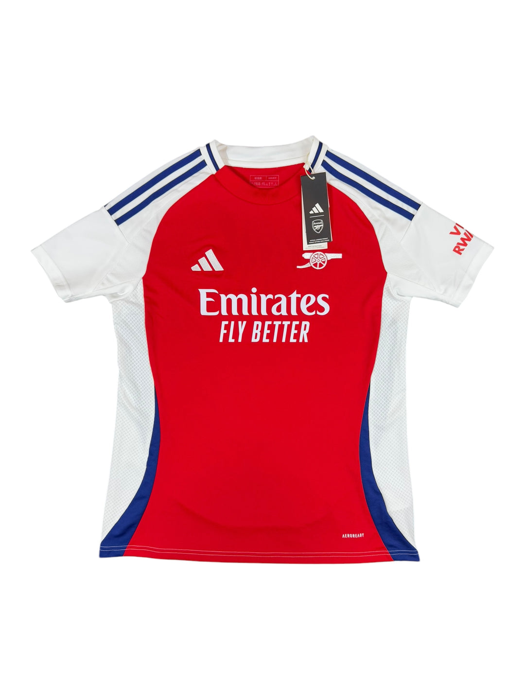 2024/25 Arsenal Adidas Football Shirt Brand New Womens
