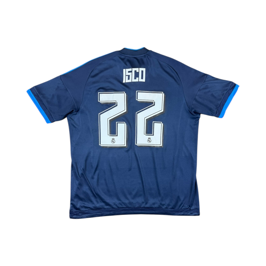 2015-16 Real Madrid Adidas Third Shirt Player Authentic #22 ISCO - 8/10 - (L)