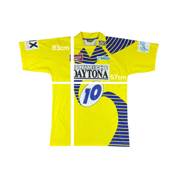 1993-94 Daytona Modena Asics Player Worn Shirt #10 CANTAGALLI - 9/10 - (2XL)