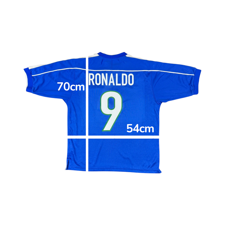 1998-00 Brazil Nike Away Shirt RONALDO #9 - 8/10 - (M)