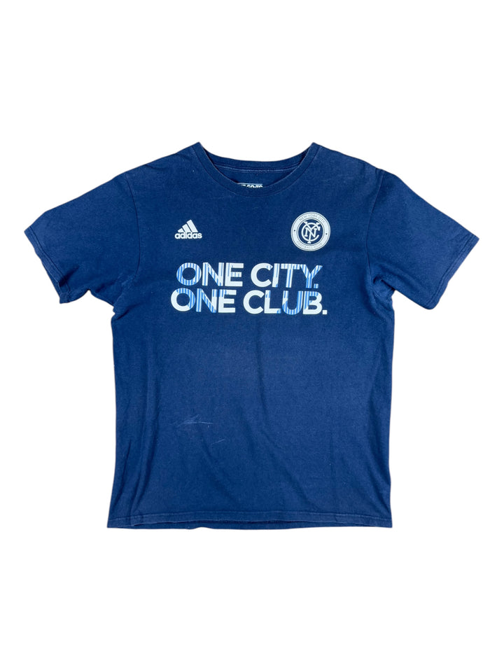 New York City Adidas Football T-Shirt - 7/10 - (L)