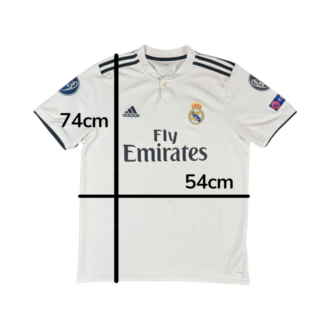 2018-19 Real Madrid Home Shirt - 7/10 - (L)
