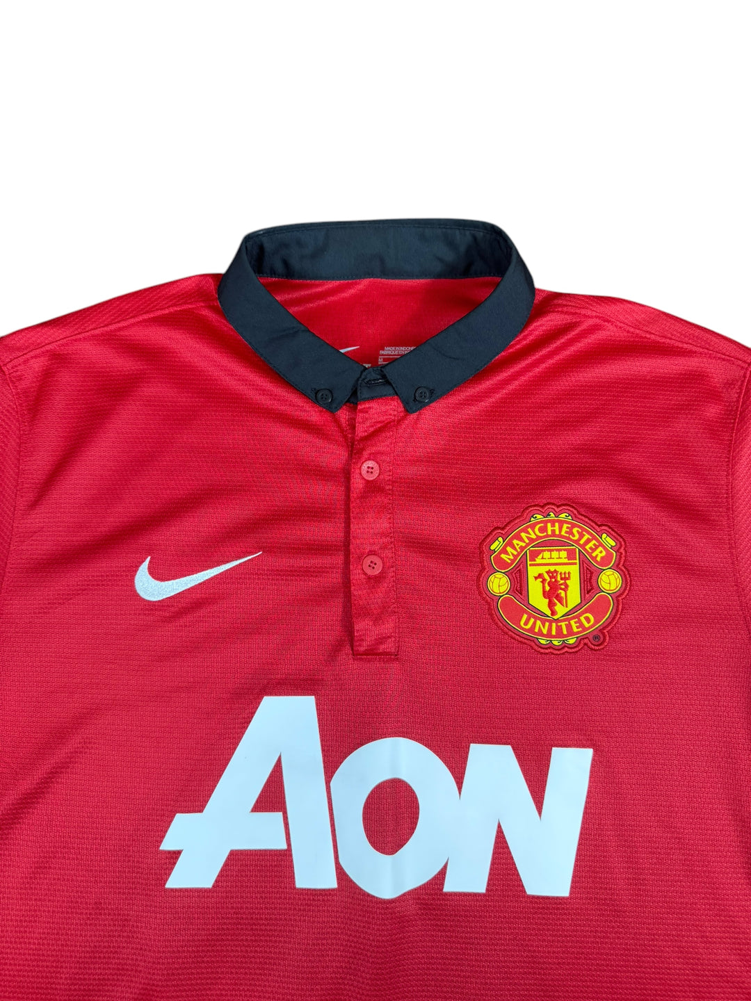 2013/14 Manchester United Nike Home Champions League Football Shirt #11 Giggs - 9/10 - (M)