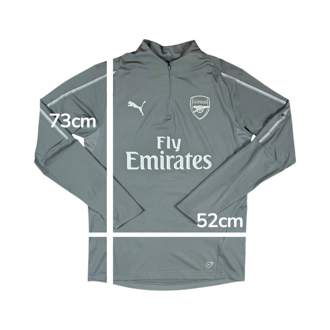 2018-19 Arsenal 1/4 Zip Training Shirt - 9/10 - (M)