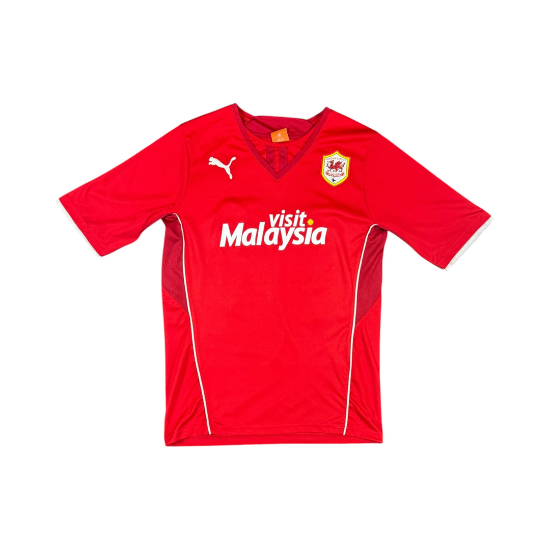 2013-14 Cardiff City Home Shirt BELLAMY #39 - 9/10 - (M)