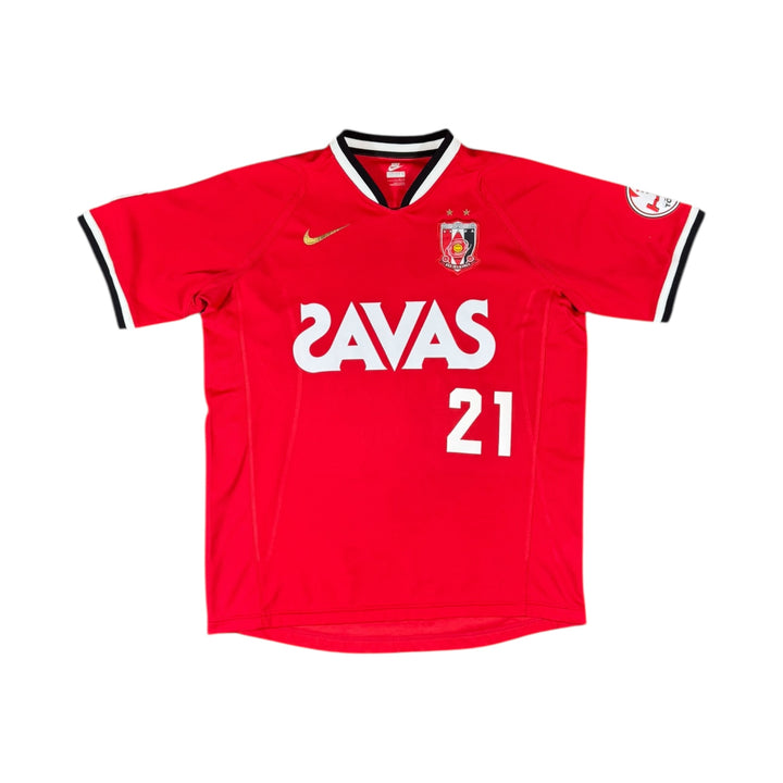 2007 Urawa Red Diamonds Nike Home Shirt #21 WASHINGTON - 9/10 - (L)