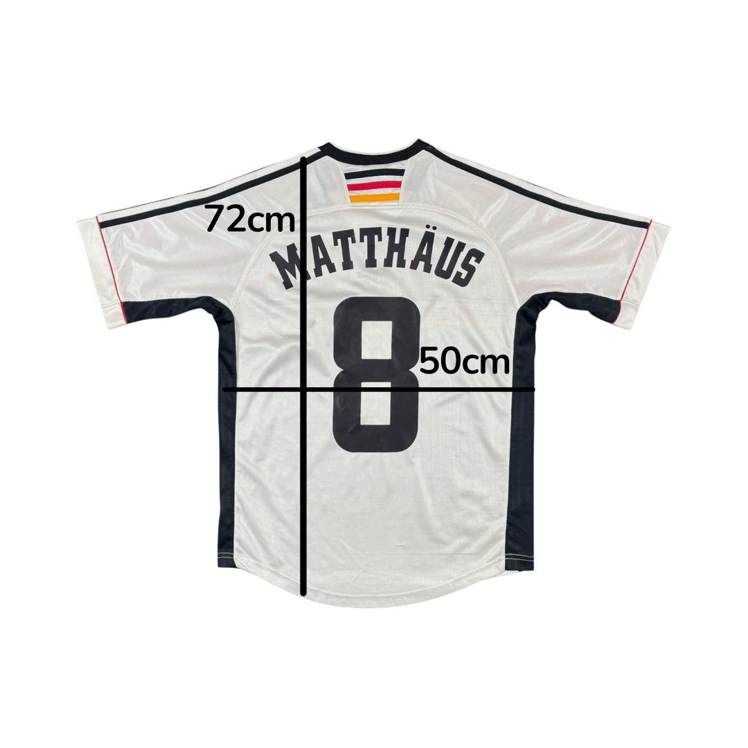 1998-00 Germany Adidas Home Shirt MATTHAUS #8 - 8/10 - (S)