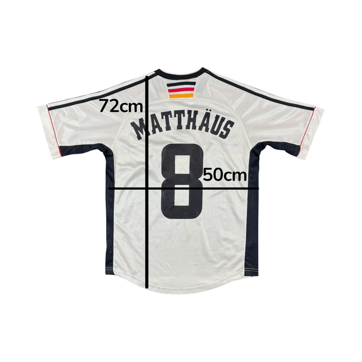 1998-00 Germany Adidas Home Shirt MATTHAUS #8 - 8/10 - (S)