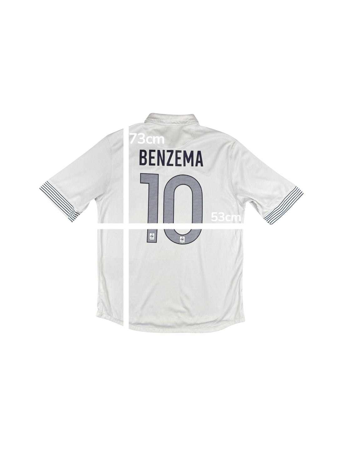 2012-13 France Nike Away Shirt #10 BENZEMA - 9/10 - (L)