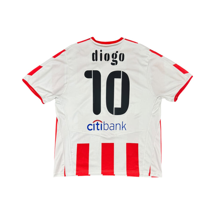 2008-09 Olympiakos Puma Home Shirt DIOGO #10 - 8/10 - (XL)