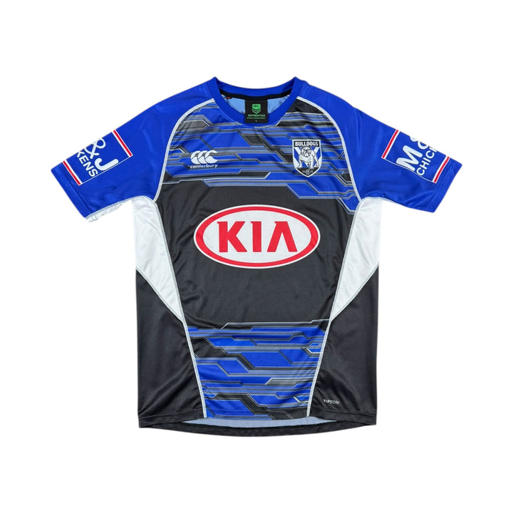 2017 Canterbury Bulldogs NRL Rugby Home Shirt Player Authentic - 8/10 - (L)