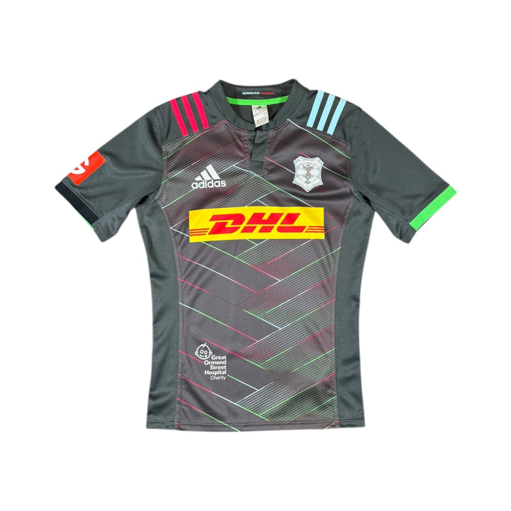 2016-17 Harlequins Adidas Big Game 9 Rugby Shirt - 8/10 - (M)