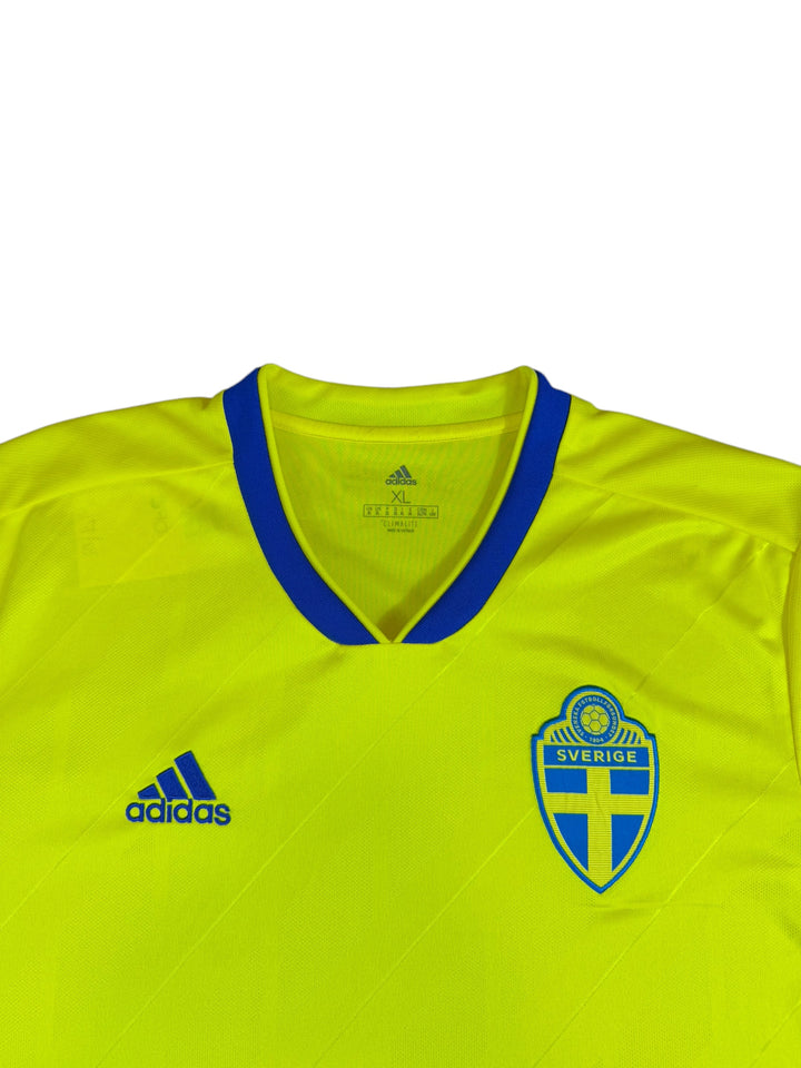 2017/18 Sweden Adidas Football Shirt - 9/10 - (XL)