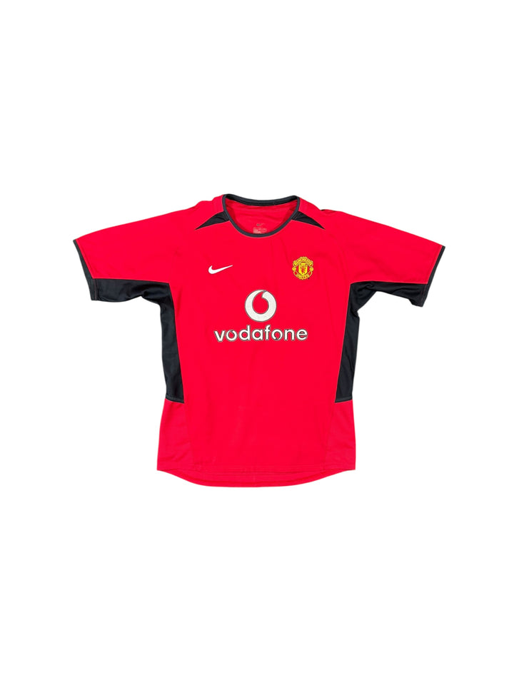 2002-04 Manchester United Nike Home Shirt Player Authentic - 8/10 - (12 Years)