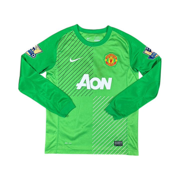 2013-14 Manchester United GK Shirt DE GEA #1 - 7/10 - (11-12 Years)