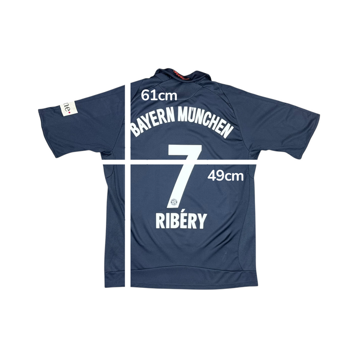 2008-09 Bayern Munich Adidas Away Shirt #7 RIBERY - 8/10 - (14-15 Years)