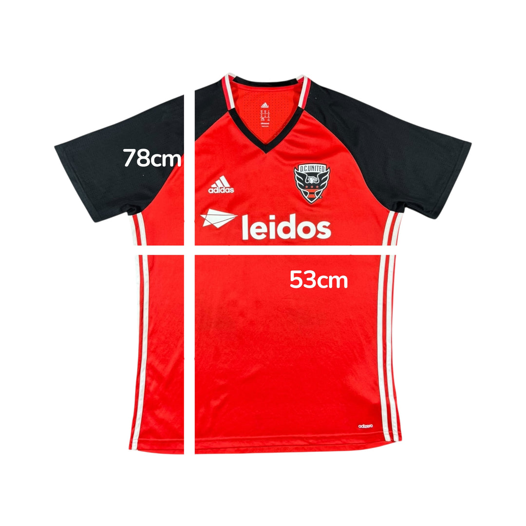 2016-17 DC United Adidas Player Authentic Training Shirt - 9/10 - (XL)