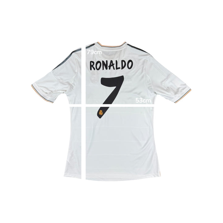 2013-14 Real Madrid Adidas Home Shirt #7 RONALDO - 8/10 - (L)