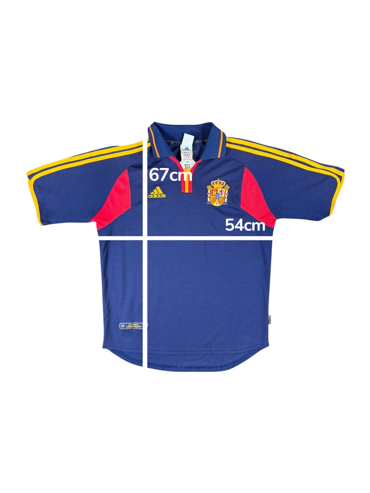 2000/02 Spain Adidas Away Shirt #9 - 8/10 - (M)