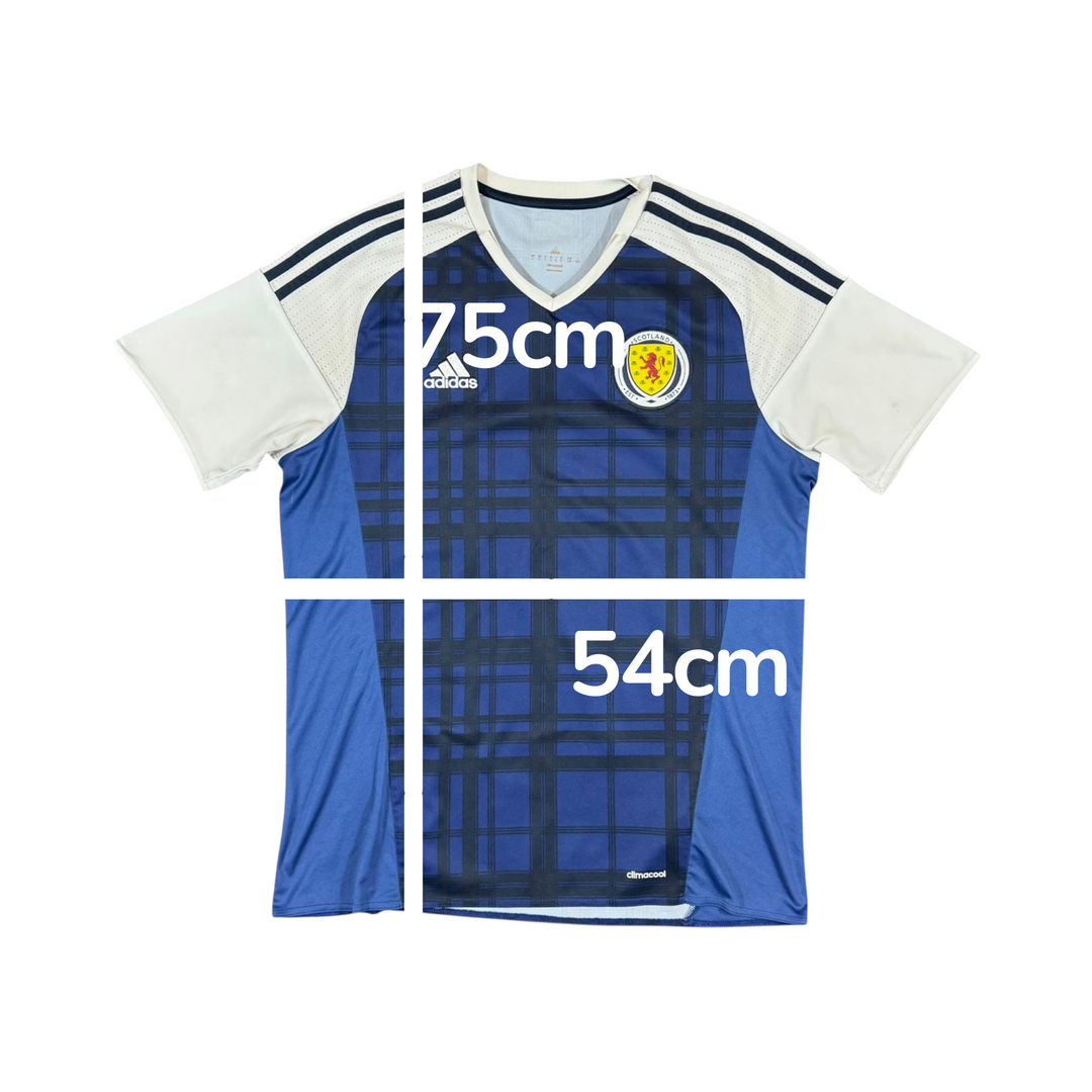 2015-17 Scotland Adidas Home Shirt - 8/10 - (L)