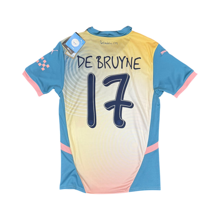 2024-25 Manchester City Fourth Puma Shirt #17 DE BRUYNE Brand New (S)