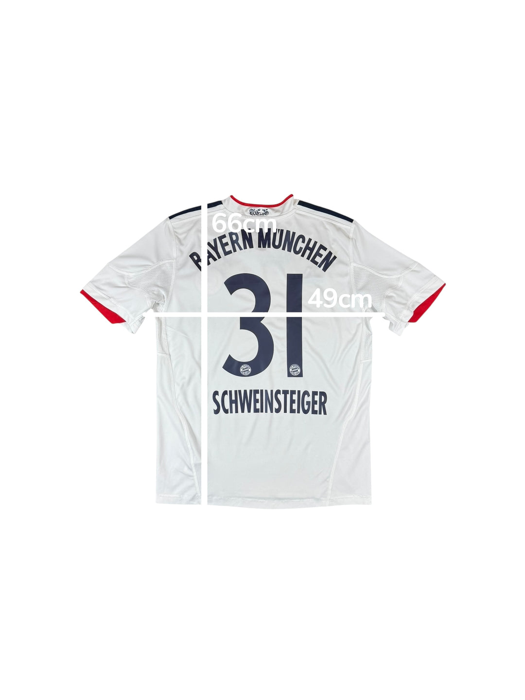 2010-11 Bayern Munich Adidas Away Shirt #31 SCHWEINSTEIGER - 8/10 - (11-13 Years)