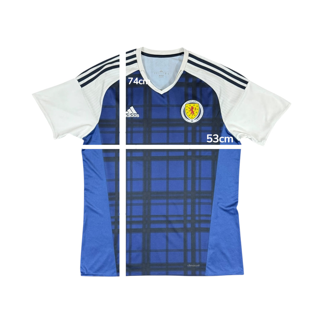 2016-17 Scotland Adidas Home Shirt - 9/10 - (L)