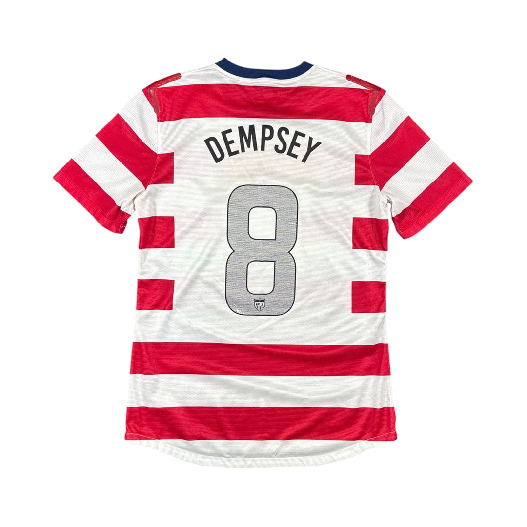 2012-13 USA Nike Home WALDO Player Authentic Shirt DEMPSEY #8 - 7/10 - (L)