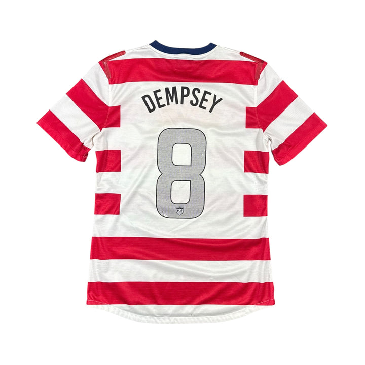 2012-13 USA Nike Home WALDO Player Authentic Shirt DEMPSEY #8 - 7/10 - (L)
