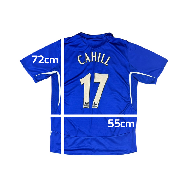 2005-06 Everton Home Shirt CAHILL #17 - 9/10 - (L)