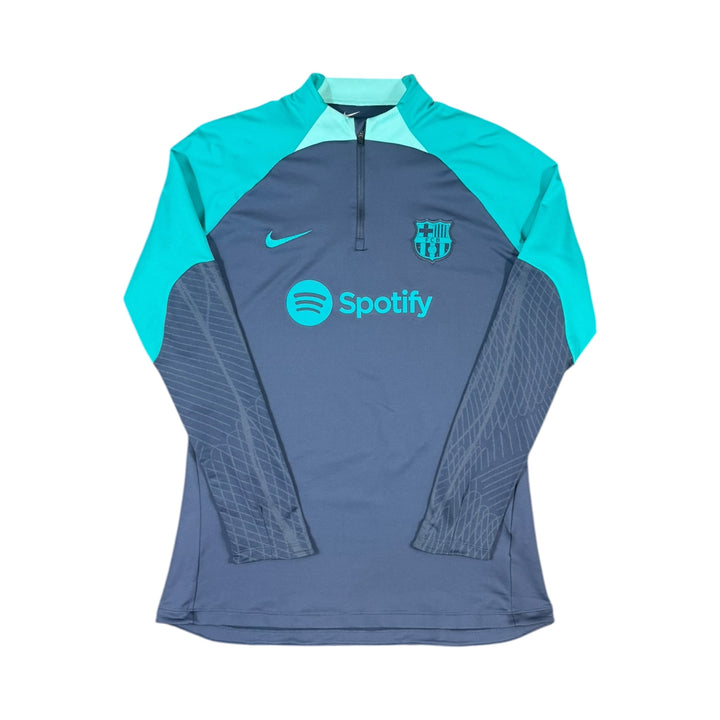 2023-24 Barcelona 1/4 Zip Training Shirt - 9/10 - (L)