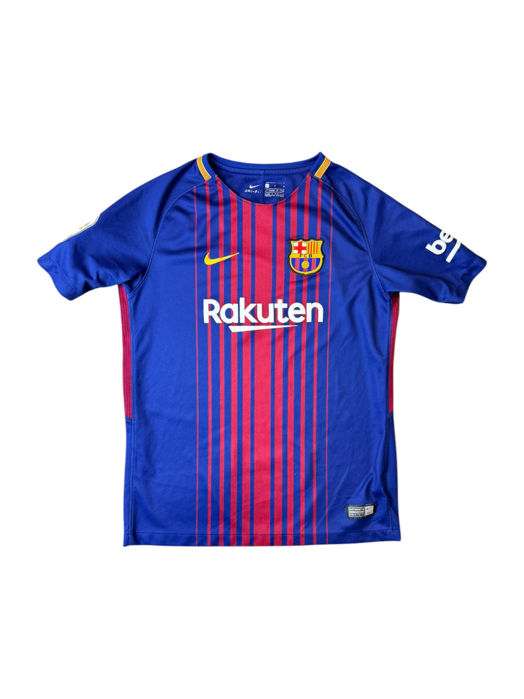 2017/18 Barcelona Home Shirt - 8/10 - (12-13 years)