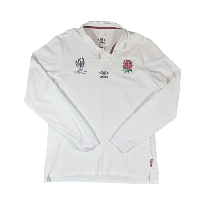 2023 England Home L/S Rugby Shirt - 9/10 - (XL)