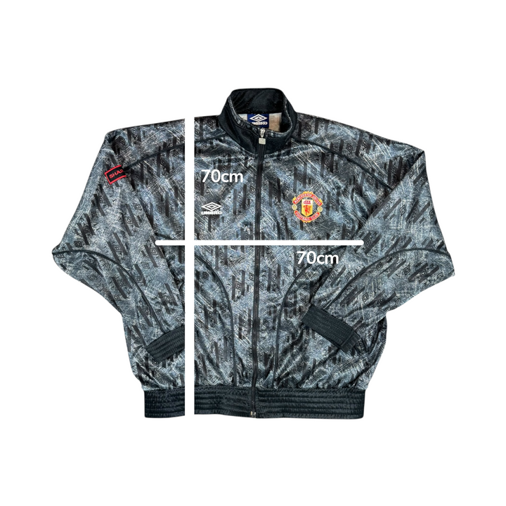 1992-93 Manchester United Umbro Track Jacket - 10/10 - (L)