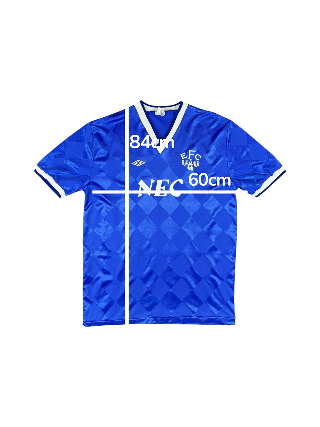 1986-89 Everton Umbro Home Shirt - 8/10 - (XL)