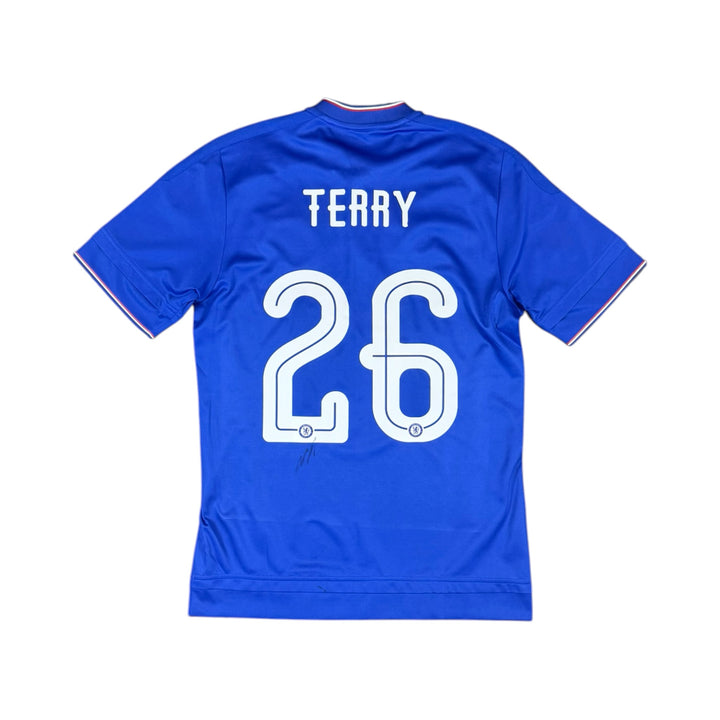 2015-16 Chelsea Signed Home Shirt TERRY #26 - 8/10 - (S)