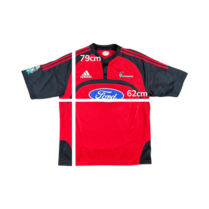 2008 Crusaders Adidas Home Rugby Shirt - 8/10 - (2XL)