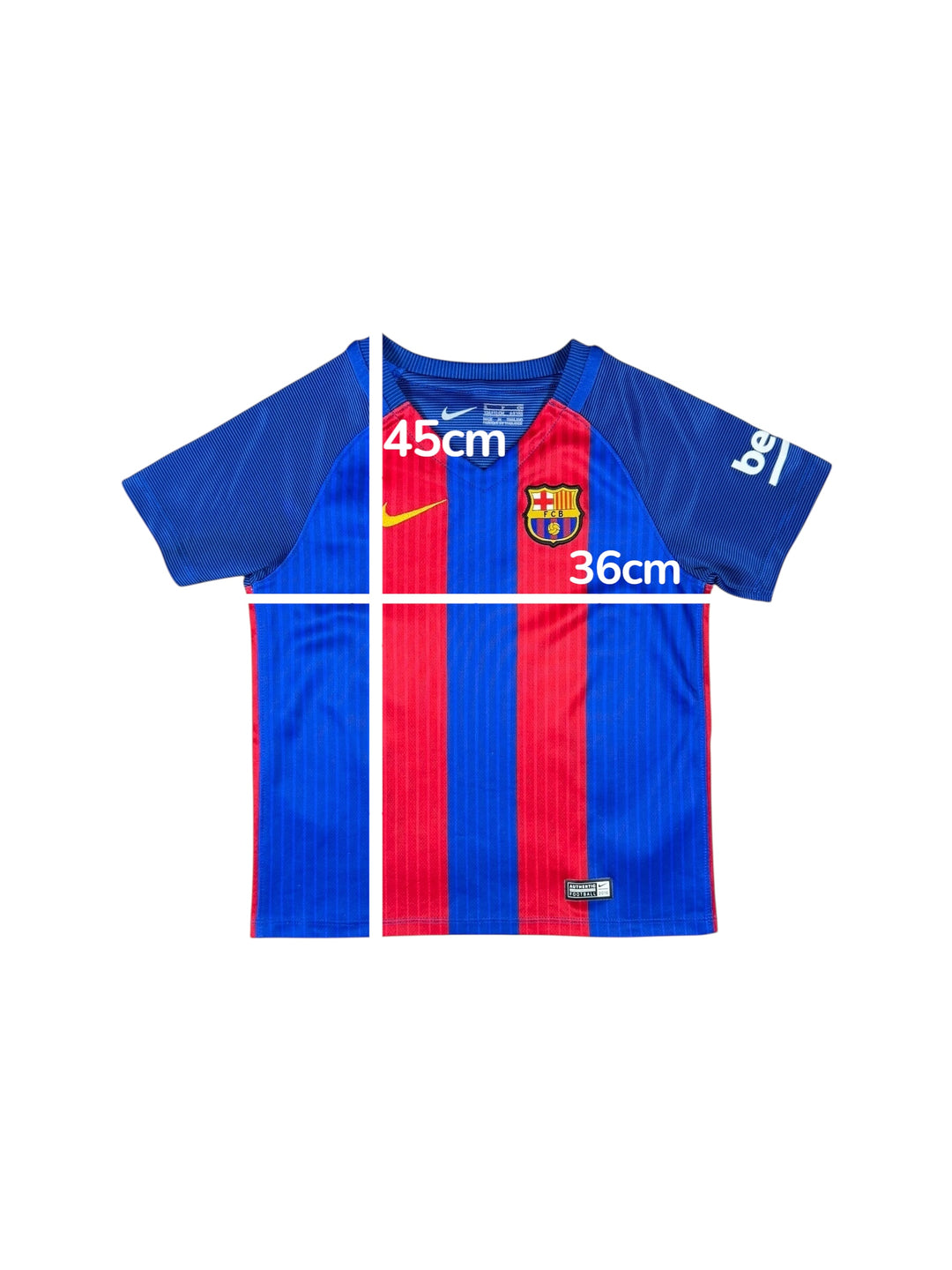 2016/17 Barcelona Nike Home Shirt - 9/10 - (4-5 Years)