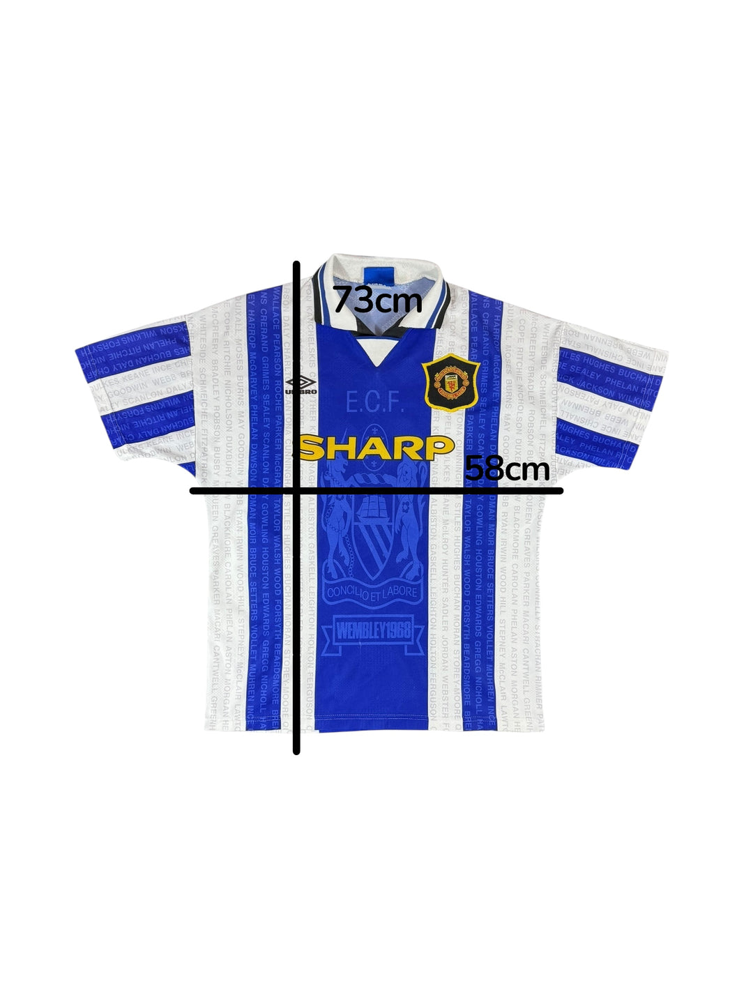 1994-96 Manchester United Umbro Third Shirt - 7/10 - (L)