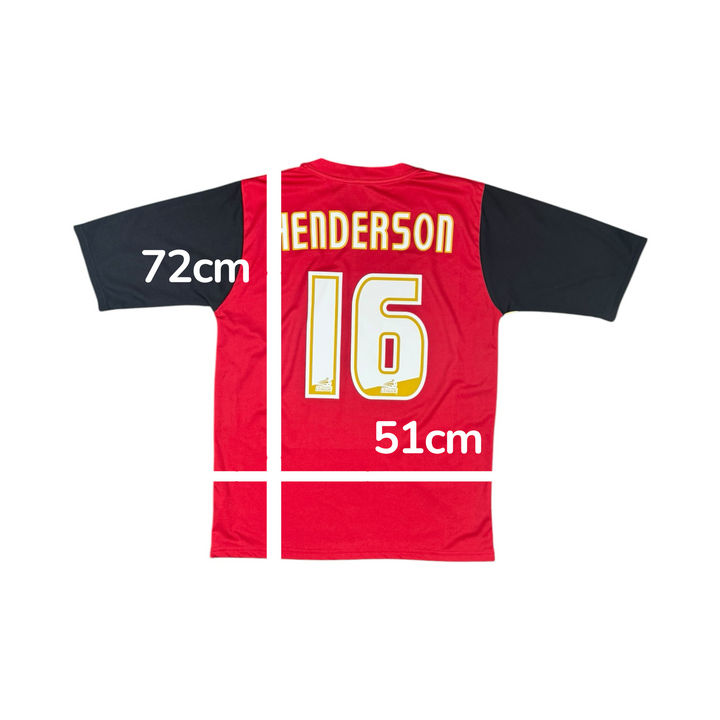 2010-11 Colchester United Away Shirt HENDERSON #16 - 9/10 - (L)