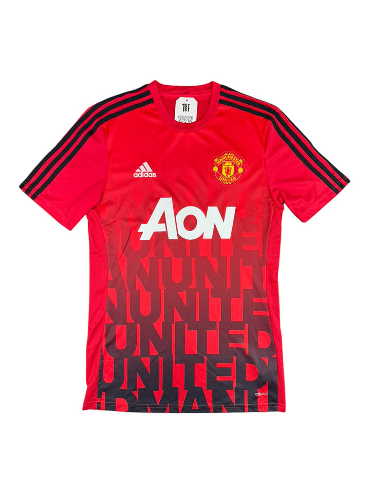 2015/16 Manchester United Adidas Football Training Shirt - 8/10 - (M)