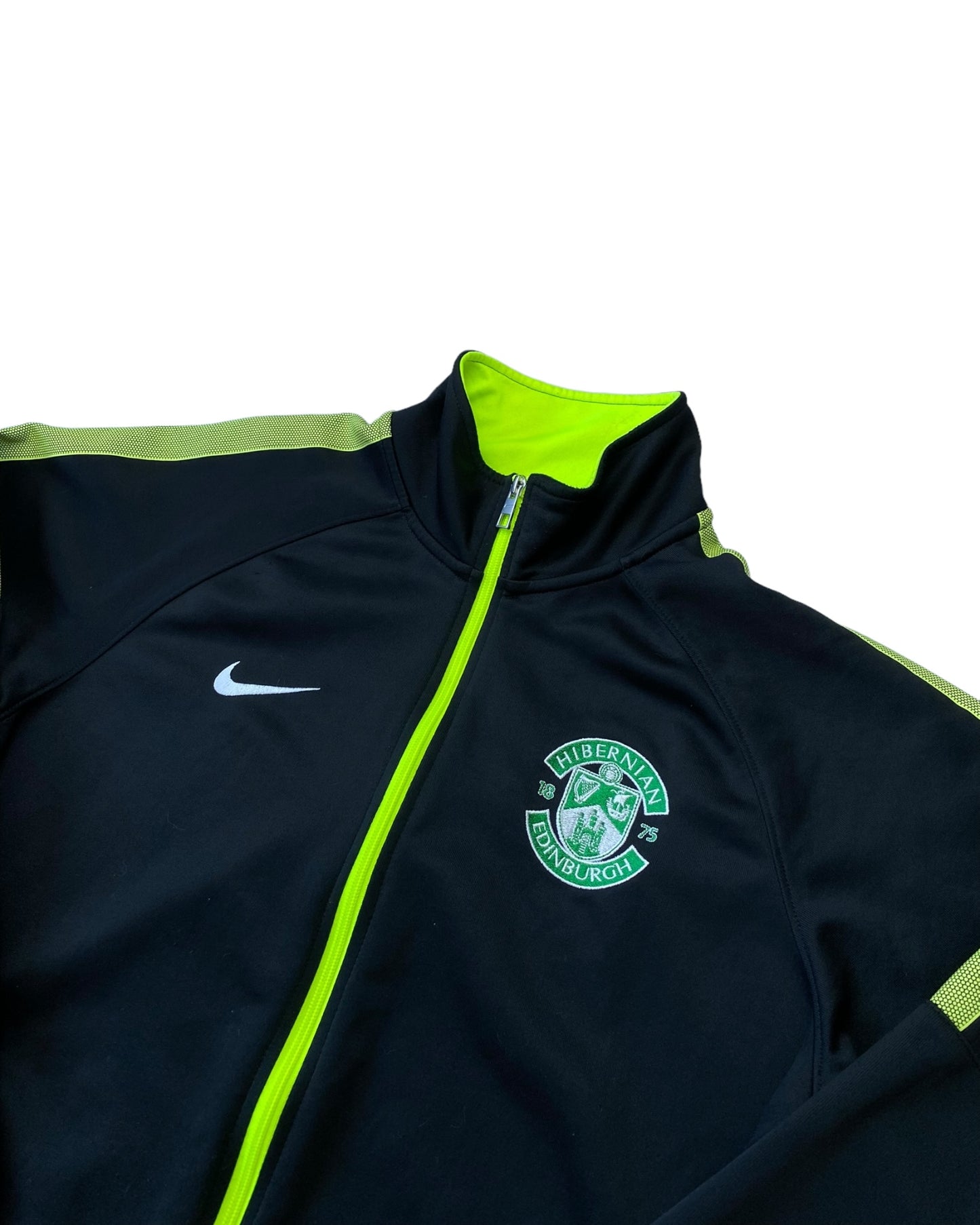 Hibernian Edinburgh Nike 2011/12 Track Football Jacket Men’s L