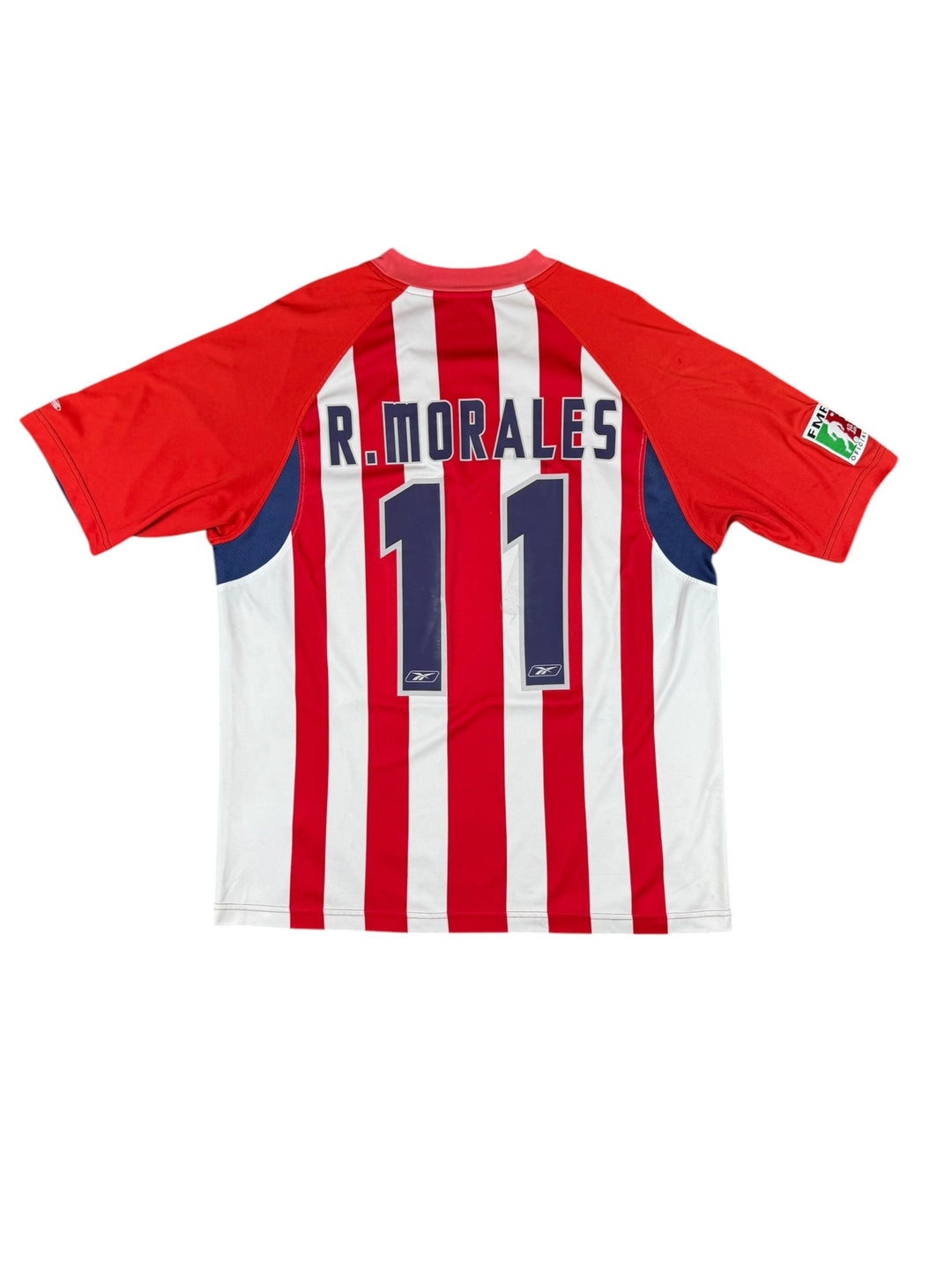 2005 Chivas Guadalajara Reebok Football Shirt #11 Morales - 7/10 - (XL)