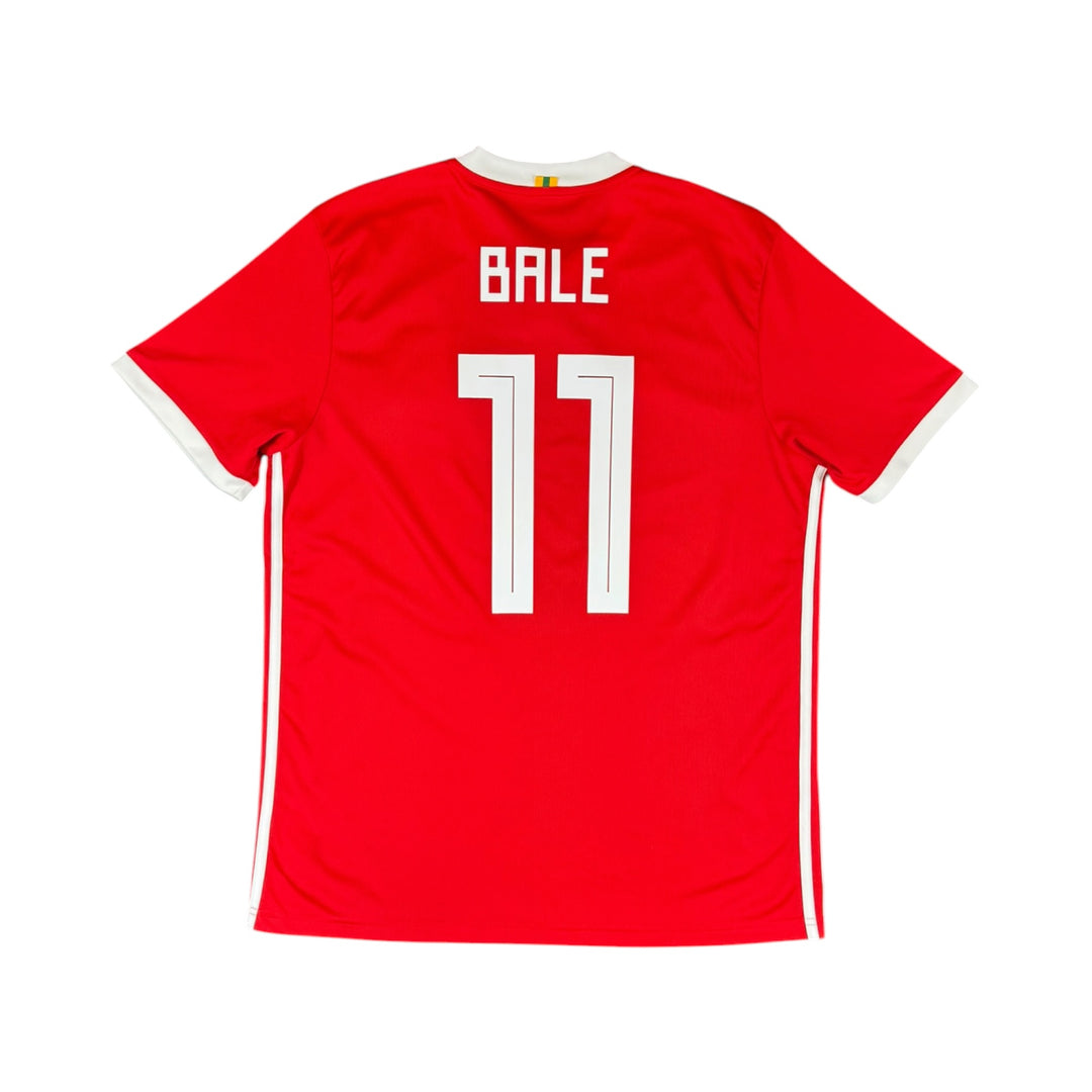 2018-19 Wales Adidas Home Shirt BALE #11 - 10/10 - (L)