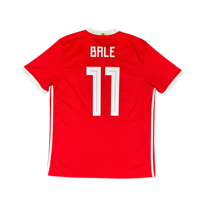 2018-19 Wales Adidas Home Shirt BALE #11 - 10/10 - (L)