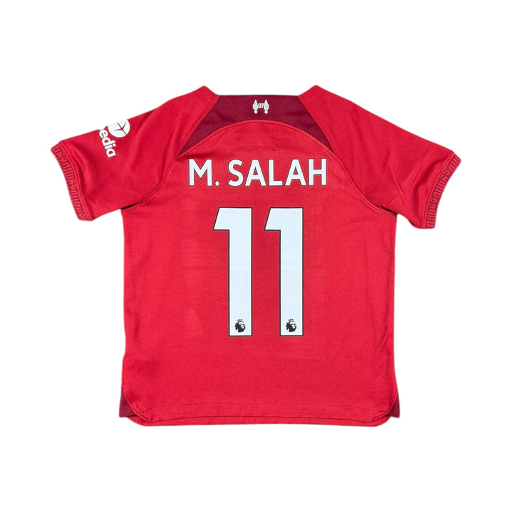 2022-23 Liverpool Nike Home Shirt #11 M. SALAH - 8/10 - (7-8 Years)