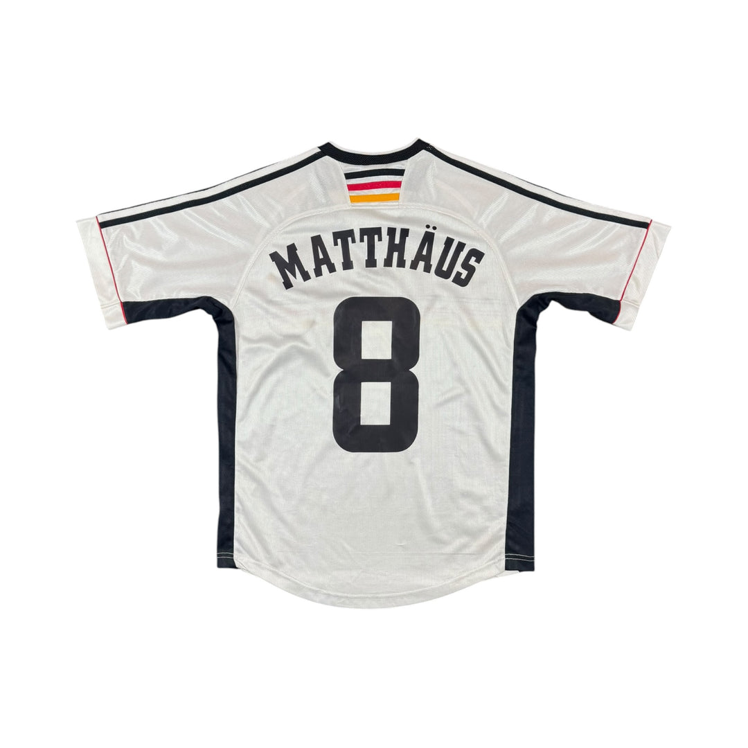 1998-00 Germany Adidas Home Shirt MATTHAUS #8 - 8/10 - (S)