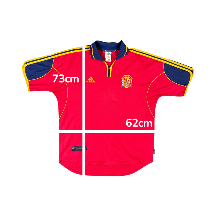 1999-02 Spain Adidas Home Shirt - 10/10 - (L)
