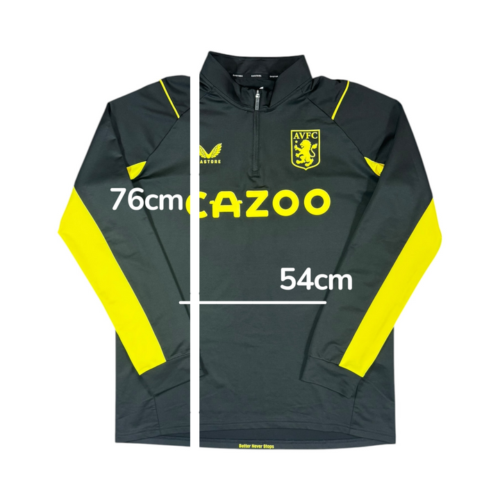 2022-23 Aston Villa 1/4 Zip Jacket - 9/10 - (L)