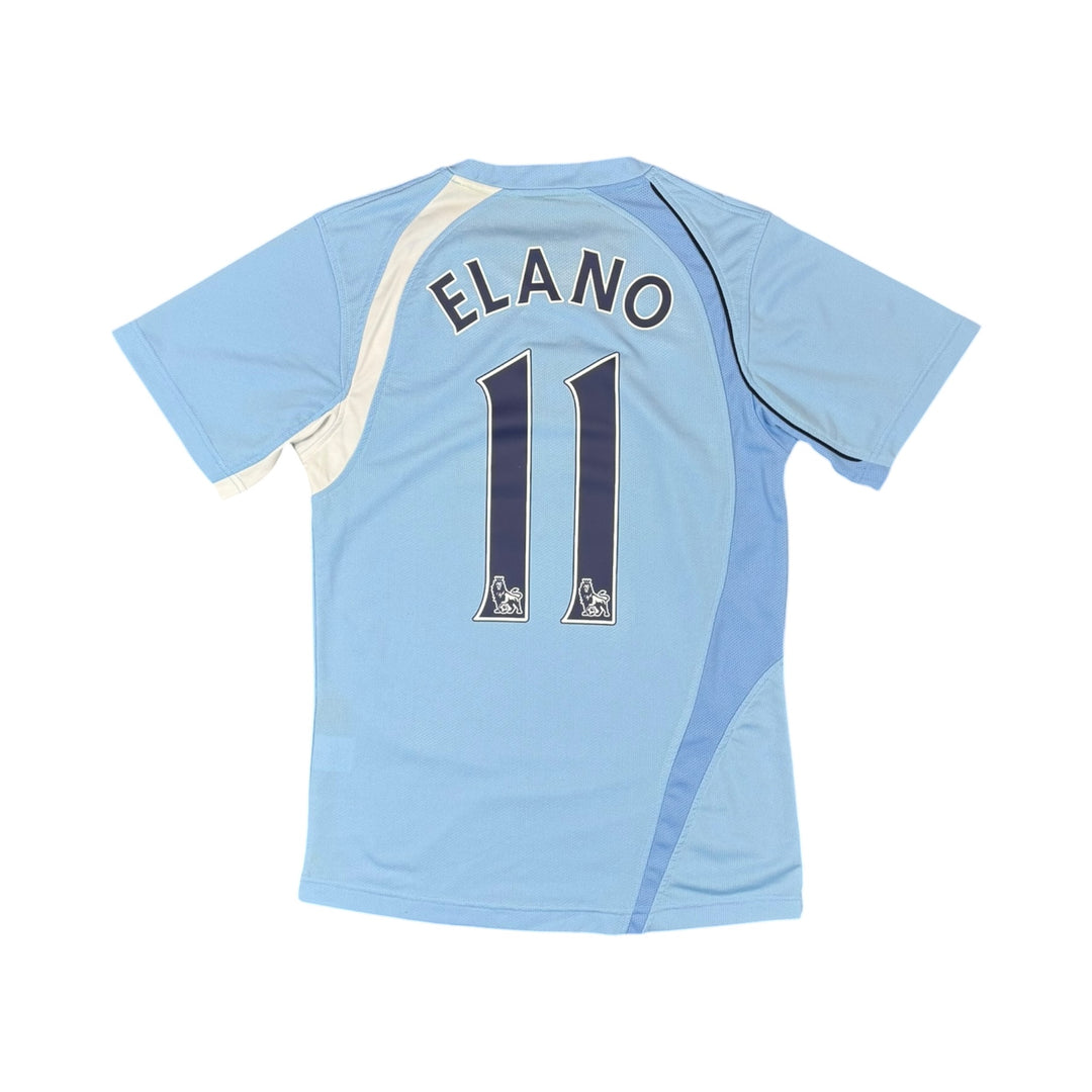 2008-09 Manchester City Home Shirt ELANO #11 - 7/10 - (S)